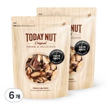 투데이넛 브라질넛, 300g, 6개