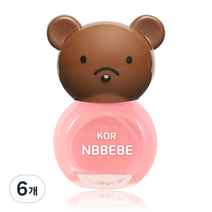 엔비베베 아동용 매니큐어, 크림핑크, 6개