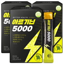 더존건강 배럴 헬스 아르기닌 5000 젤리 스틱 15p, 15포, 300g, 3개
