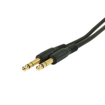 해밀 XLR 캐논 PC 3.5 고급형 마이크 케이블 5.5st 수 & 5.5st 수 5m, 10번, 혼합색상