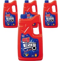 백광 트래펑 배수구세정제, 2L, 4개