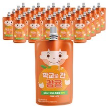 아람농장 학교로간 감귤 100ml, 감귤맛, 40개