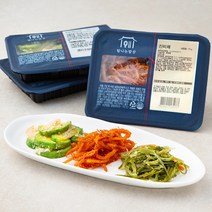 탐나는밥상 맛 좋은 반찬 알새우 애호박 볶음 120g + 미역줄기볶음 80g + 진미채 70g 세트, 1세트