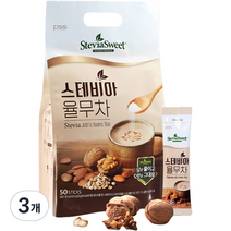 펄세스 스테비아 율무차 50p, 18g, 50개입, 3개