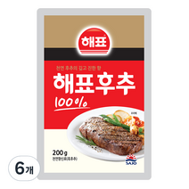[해표] 순후추, 200g, 6개