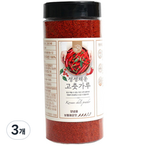 채운 고춧가루 보통매운맛 양념용, 250g, 3개
