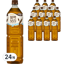 하이트진로 블랙보리라이트 제로칼로리, 1.5L, 24개