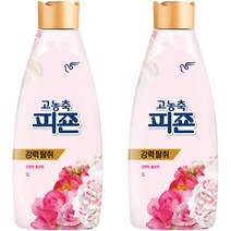 고농축 피죤 강력탈취 오리지널 로맨틱플라워 섬유유연제, 1L, 2개