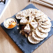 벨르디자인 스톤 정사각 플레이트, 블랙