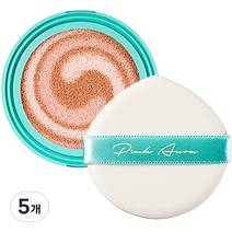 DPC 핑크 아우라 에메랄드 에스에이 쿠션 리필, 23호 핑크바닐라, 5개