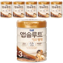 앱솔루트 명작 2FL 분유 3단계, 800g, 6개