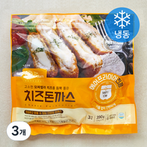 더오담 치즈 돈까스 (냉동), 390g, 3개