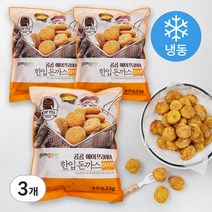 곰곰 에어프라이어 한입 돈까스 실속형 (냉동), 1.2kg, 3개