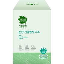 그린핑거 순한 선클렌징 티슈 5p, 30매입, 1개