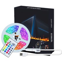 비상 LED RGB 간접 줄조명 2m, 혼합색상