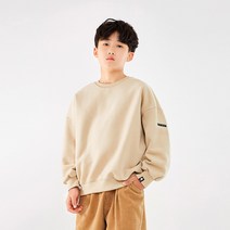 고스트리퍼블릭 아동용 헤비 기모 오버핏 맨투맨 티셔츠 JMT-J188