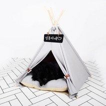 딩동펫 반려견 인디언 트리 텐트 하우스, 그레이