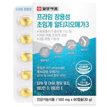 일양약품 프라임 장용성 초임계 알티지 오메가3 60p, 60정, 1개