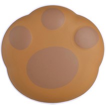 단미 고양이 발바닥 USB 충전식 양면 대용량 보조배터리 손난로, CAT PAW, 브라운