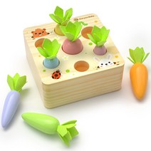 고려베이비 원목 꼭지퍼즐 9종 과일 퍼즐 소근육발달 유아 장난감 교구, 과일퍼즐(신상)