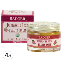 뱃저 다마스쿠스 로즈 뷰티밤 28g, 4개