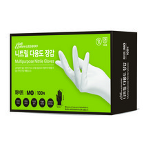 소프트네이쳐 니트릴 다용도 장갑 M, 중(M), 1개