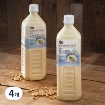 맑은물에 참좋은 국산 콩물, 1L, 4개