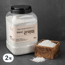 씻어나온 곤약쌀 통, 3kg, 2개