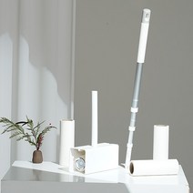 니토리 사선컷팅 테이프 클리너 리필 3개 + 거치대 3단 롱 핸들 세트, 1세트