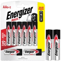 에너자이저 맥스 AA 8입 + 맥스 AAA 2입 기획팩, 10개입, 1세트