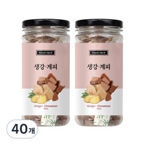 신선약초 생강계피차 삼각티백, 1g, 40개