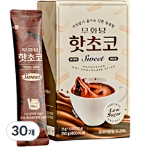무화당 에리스리톨 저당 핫초코, 25g, 10개입, 3개