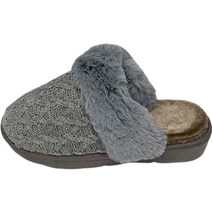 벨레페 여성용 케이니트 따뜻한 니트 소재 여성 털 슬리퍼