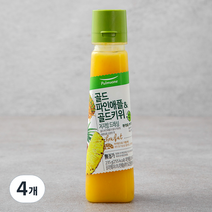 풀무원 골드 파인애플 골드키위 저지방 샐러드소스, 235g, 4개