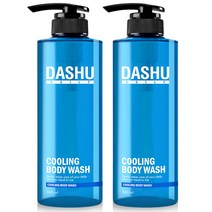 다슈 데일리 쿨링 남자 바디워시 프레쉬민트향, 2개, 500ml