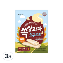 아이배냇 쏙 쌀과자 인절미 40g, 3개, 요구르트맛
