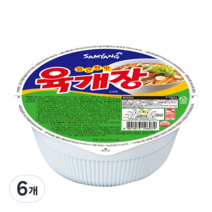 삼양식품 육개장 86g, 6개