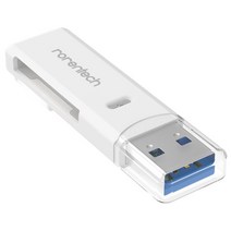 [microsdusb3.0] 로랜텍 USB 3.0 블랙박스 SD카드 멀티 카드 리더기, 화이트