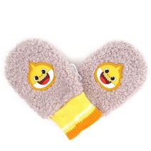 핑크퐁 양털 엄지 장갑