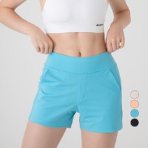 로또 여성용 나일론 스트레치 텍스처 쇼츠