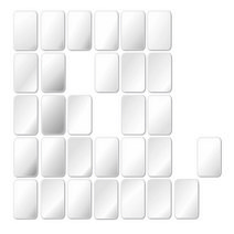 DIY 아크릴 직사각 거울 30p, 은경