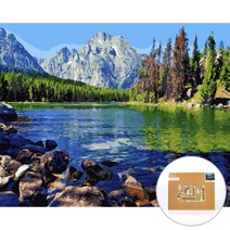 아트조이 물감 2배 DIY 명화그리기 40 x 50 cm, 생명의 호수