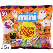 츄파춥스 미니 막대사탕 랜덤 발송, 300g, 5개