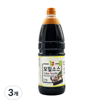 첫맛 모밀소스, 2.1kg, 3개