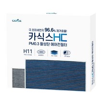 카식스 HC PM0.3 활성탄 에어컨필터 제네시스 G80, 1개