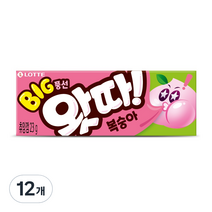 롯데제과 왓따 복숭아, 23g, 12개