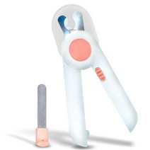 딩동펫 반려동물 LED 라이트 발톱깎이, 핑크, 1개