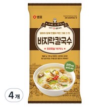 샘표 바지락칼국수, 1003g, 4개
