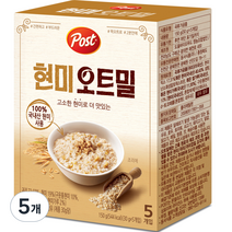 포스트 현미 오트밀, 150g, 5개