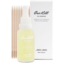 젤로젤로 필오프 베이스 전용 원킬 리무버, 30ml, 1세트